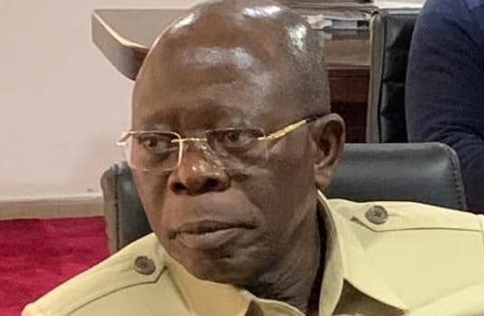 Netizens blast Oshiomhole for calling Edo governor’s wife barren